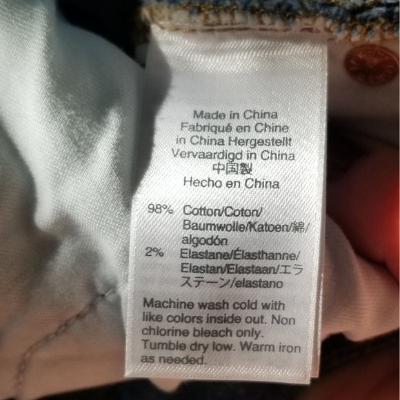 J Crew Stretch Denim Button Front Straight Jean Skirt 29 - Picture 7 of 7